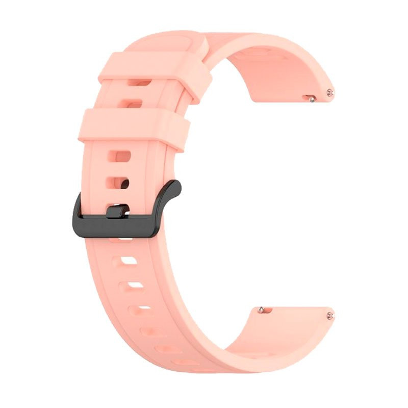 Bracelete SmoothSilicone Com Fivela para AmazFit GTR 4 - Rosa