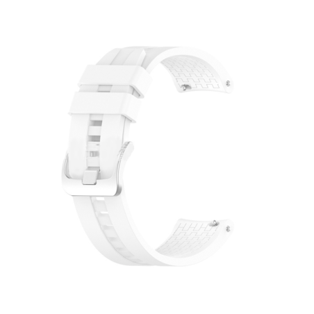 Bracelete SmoothSilicone Com Fivela para AmazFit GTS 2 - Branco