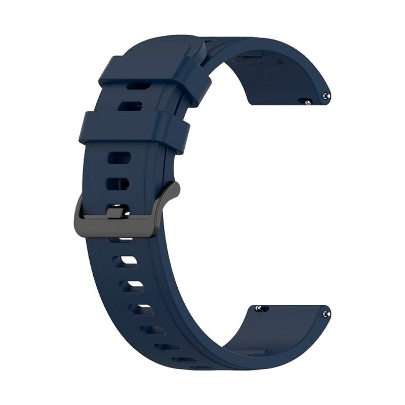 Bracelete SmoothSilicone Com Fivela para AmazFit Stratos - Azul Escuro