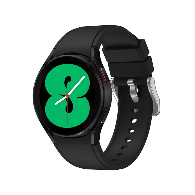 Bracelete SmoothSilicone Com Fivela para Apple Watch Series 8 - 41mm - Preto