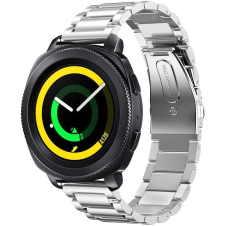 Bracelete Aço Stainless Lux + Ferramenta para Huawei Watch Fit Elegant 20mm - Cinza