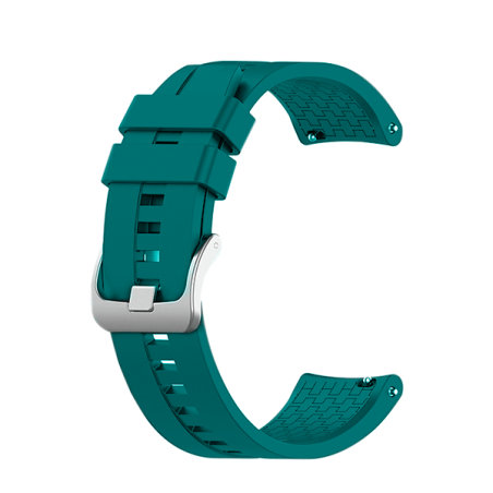 Bracelete SmoothSilicone Com Fivela para Garmin Instinct - Edição Sports - Verde