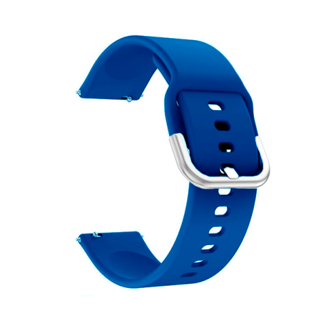 Bracelete SmoothSilicone Com Fivela para Garmin Série Legacy Hero, Capitã Marvel - 40mm - Azul Escuro