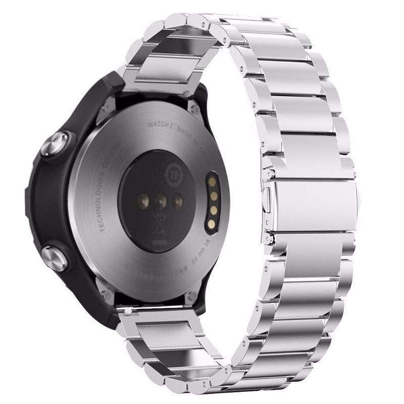 Bracelete Aço Stainless Lux + Ferramenta para Huawei Watch GT 3 46mm Active - Cinza