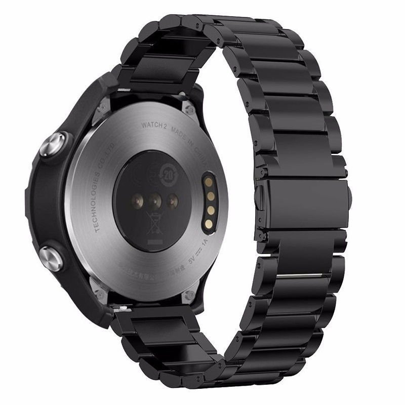 Bracelete Aço Stainless Lux + Ferramenta para Huawei Watch GT 3 46mm Elite - Preto