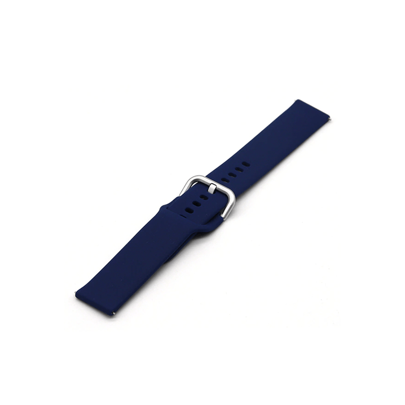 Bracelete SmoothSilicone Com Fivela para Huawei Watch 3 - Azul Escuro