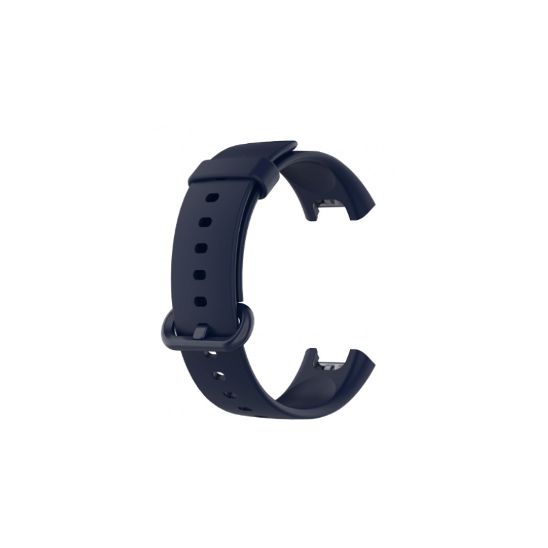 Bracelete SmoothSilicone Com Fivela para Xiaomi Redmi Watch - Azul Escuro