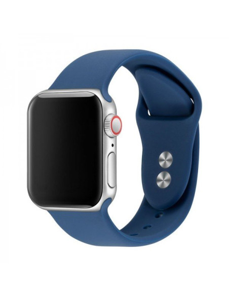 Bracelete SmoothSilicone para Apple Watch SE (2022) - 40mm - Azul Escuro