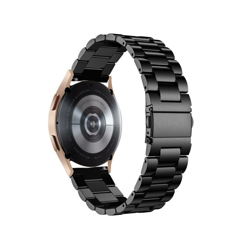 Bracelete Aço Stainless Lux + Ferramenta para Samsung Galaxy Watch4 - 40mm - Preto