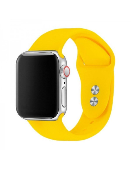 Bracelete SmoothSilicone para Apple Watch Series 4 - 44mm - Amarelo