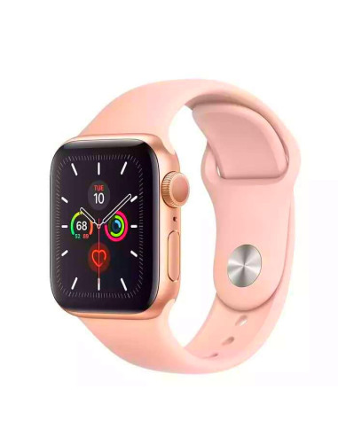 Bracelete SmoothSilicone para Apple Watch Series 5 - 40mm - Rosa Salmão