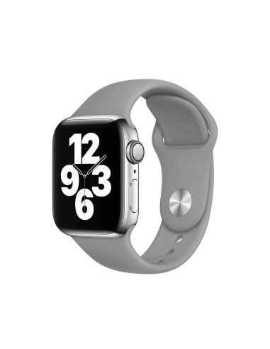 Bracelete SmoothSilicone para Apple Watch Series 8 - 45mm - Cinza