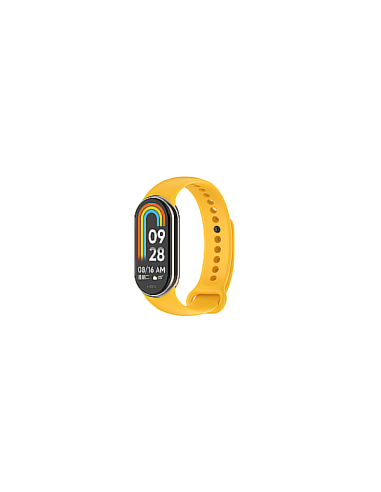 Bracelete SmoothSilicone para Xiaomi Mi Band 8 - Amarelo