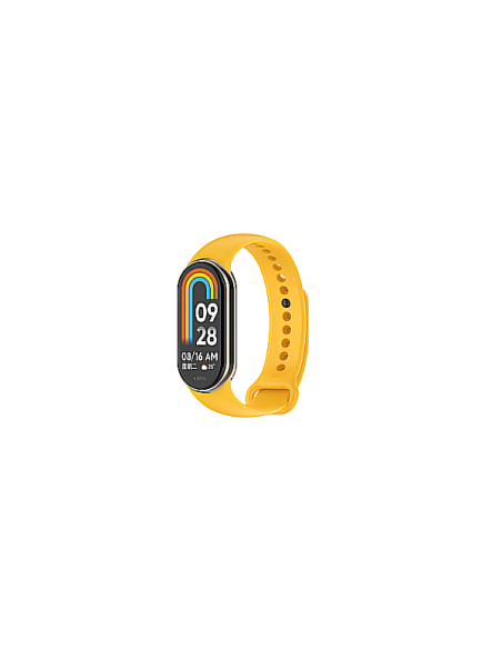 Bracelete SmoothSilicone para Xiaomi Mi Band 8 - Amarelo