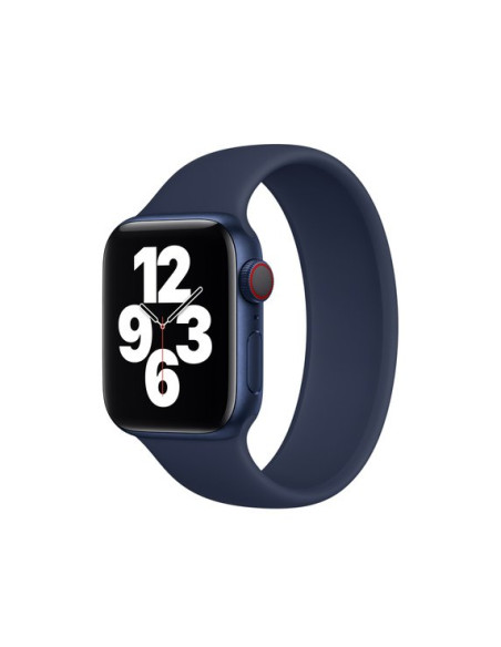 Bracelete Solo SiliconSense para Apple Watch SE (2022) - 40mm (Pulso:177-200mm) - Azul Escuro