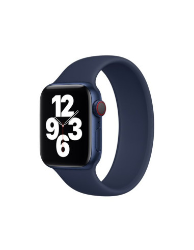 Bracelete Solo SiliconSense para Apple Watch Series 3 - 38mm (Pulso:177-200mm) - Azul Escuro