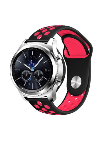 Bracelete SportyStyle para AmazFit GTR 42mm - Preto / Vermelho