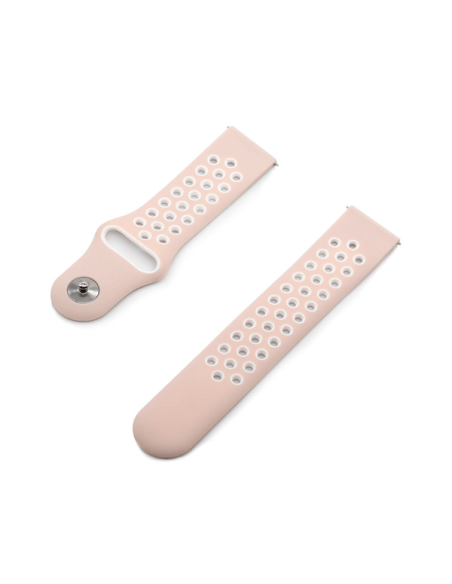 Bracelete SportyStyle para Huawei GT Sport - Rosa / Branco