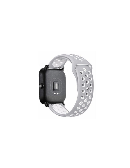 Bracelete SportyStyle para onePlus Nord Watch - Cinza / Branco