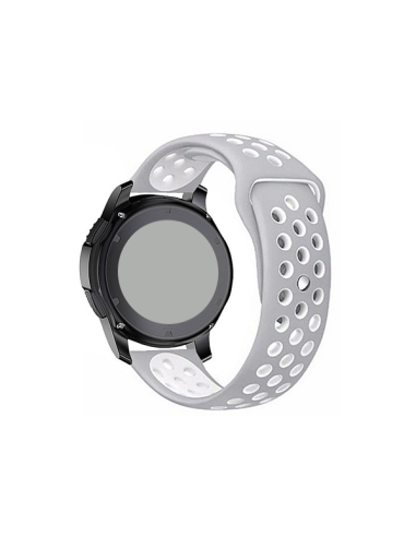 Bracelete SportyStyle para Samsung Galaxy Watch6 - 44mm - Cinza / Branco