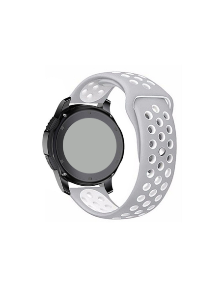 Bracelete SportyStyle para Samsung Galaxy Watch6 - 44mm - Cinza / Branco