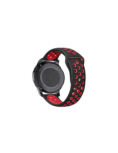 Bracelete SportyStyle para Xiaomi Watch S1 Pro - Vermelho / Preto