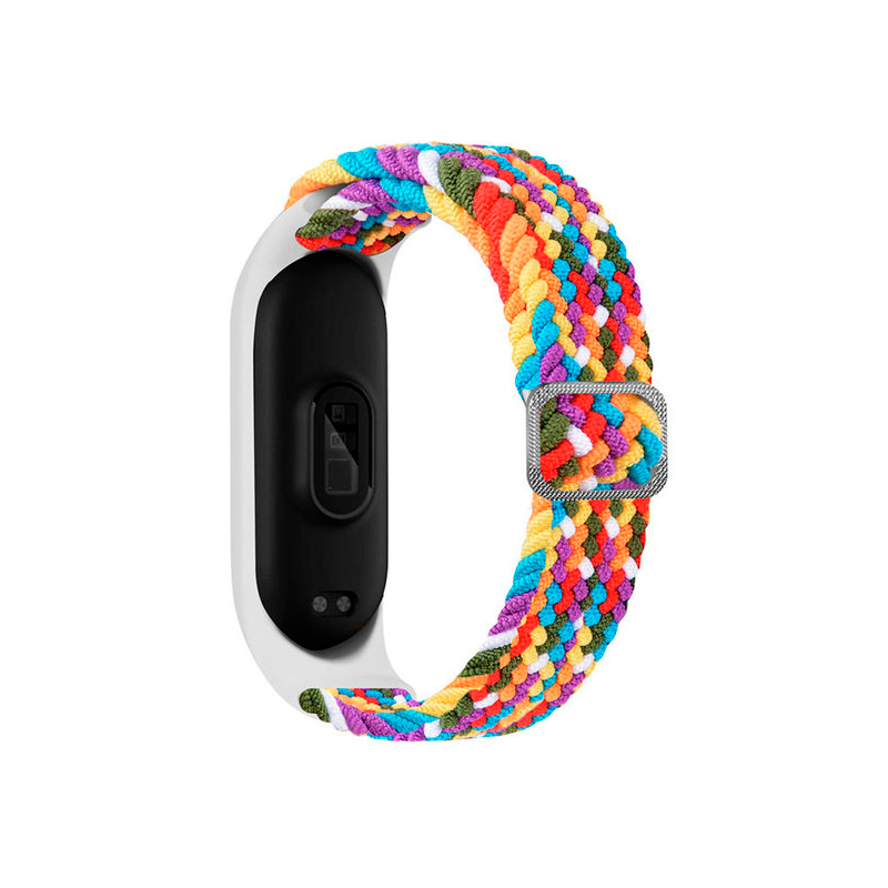 Bracelete Braided NylonSense Com Fivela Ajustável para Xiaomi Mi Band 6 / Mi Smart Band 6 - Colorido