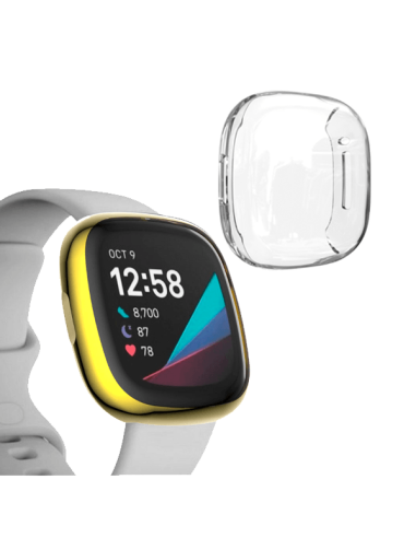 Capa 360° Impact Protection para Fitbit Sense - Transparente