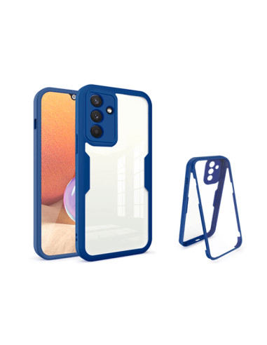 Capa Anti-Crash 360 Protection á Prova de Choque Frente e Verso para Samsung Galaxy A13 5G - Azul Escuro