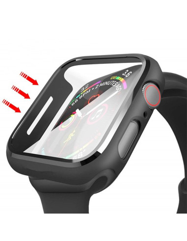 Capa Anti-Impacto para Apple Watch Series 9 - 41mm - Preto