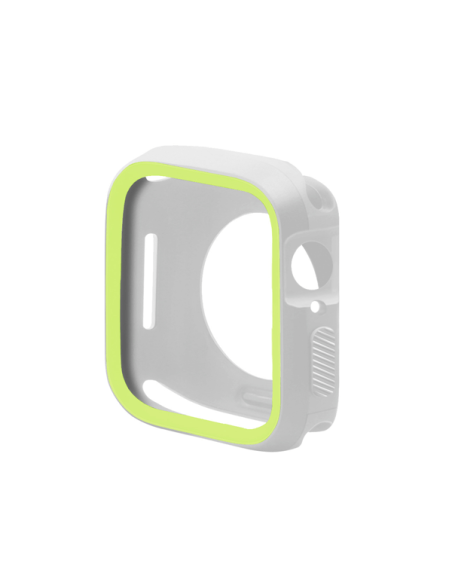 Capa Military Anti-Impacto DoubleColor para Apple Watch Series 9 Aluminum - 41mm - Cinza / Verde