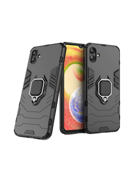 Capa Military Defender 3x1 Anti-Impacto para Samsung Galaxy A04 - Preto