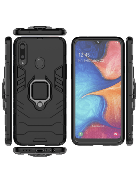 Capa Military Defender Ring Anti-Impacto Anti-Impacto para Samsung Galaxy A20s