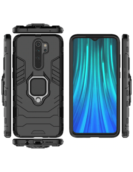 Capa Military Defender Ring Anti-Impacto Anti-Impacto para Xiaomi Redmi Note 8 Pro