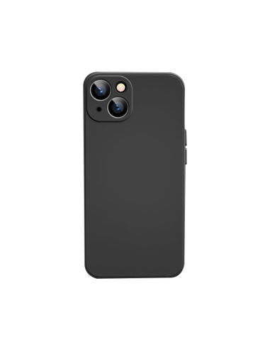 Capa Silicone Líquido para Apple iPhone 14 Max - Preto