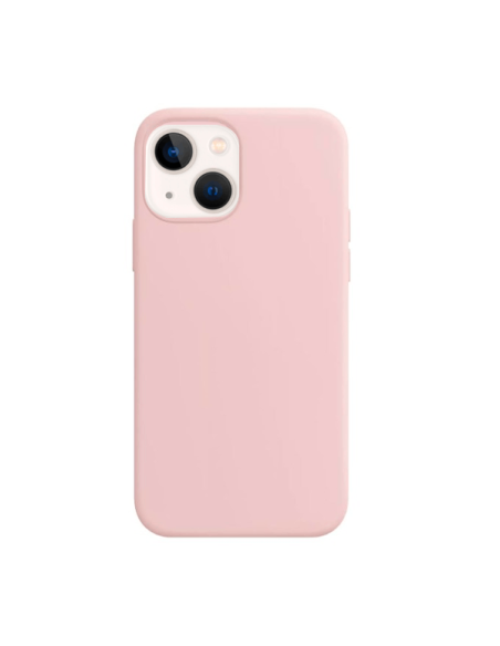 Capa Silicone Líquido para Apple iPhone 14 Max - Rosa