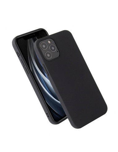 Capa Silicone Líquido para iPhone 12 Pro - Preto