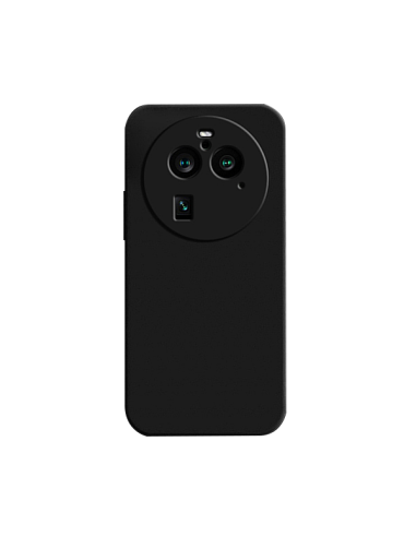 Capa Silicone Líquido para Oppo Find X6 Pro - Preto