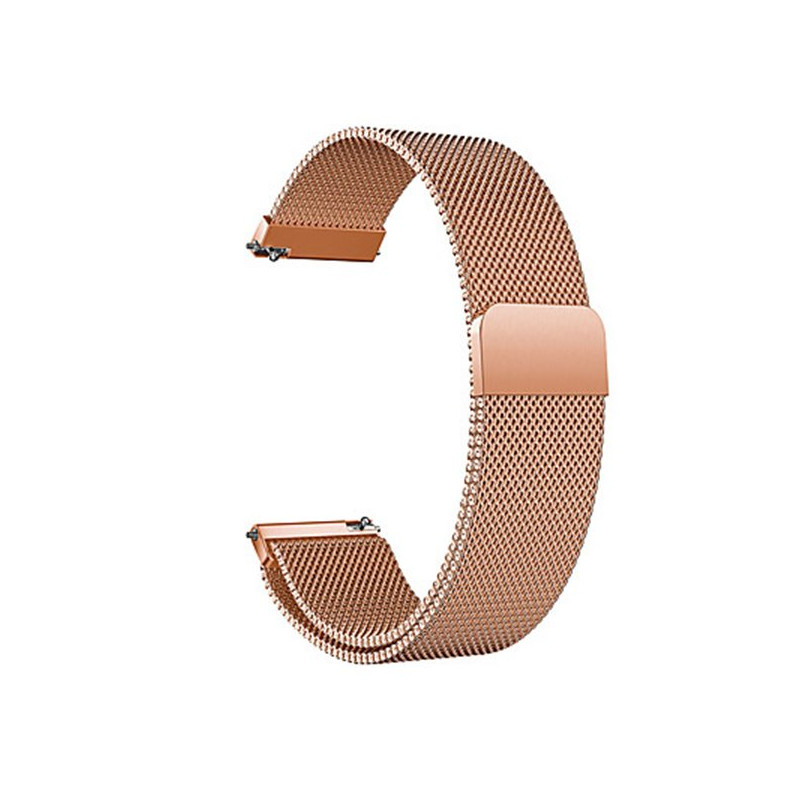 Bracelete Milanese Loop Fecho Magnético para AmazFit Bip - Ouro