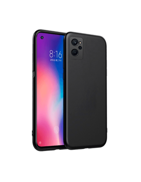 Capa Silicone Líquido para Realme 9i - Preto