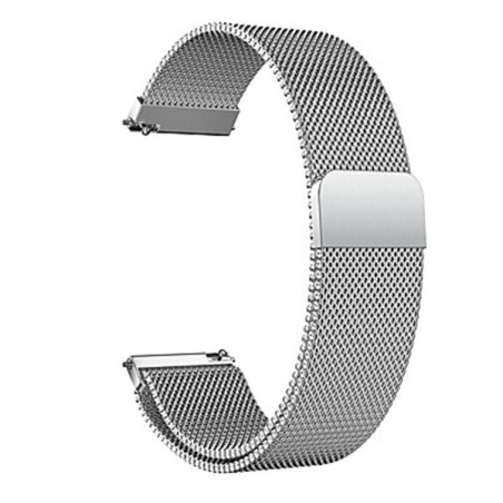 Bracelete Milanese Loop Fecho Magnético para AmazFit Bip 3 - Cinza