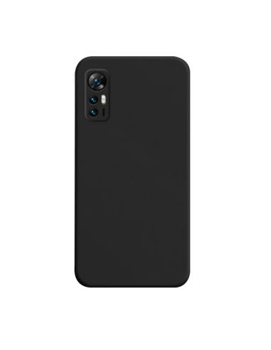 Capa Silicone Líquido para TCL 30 5G - Preto