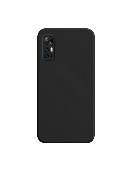 Capa Silicone Líquido para TCL 30 5G - Preto