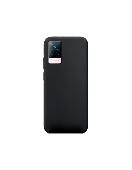 Capa Silicone Líquido para Vivo V21 5G - Preto