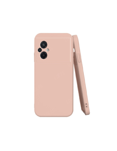 Capa Silicone Líquido para Xiaomi Poco M5 - Rosa