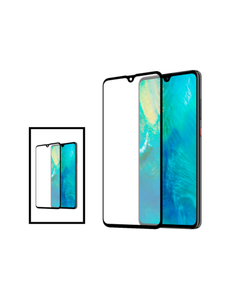 Kit 2 Película de Vidro Temperado 5D Full Cover para Huawei Mate 20X 5G - Transparente/Preto