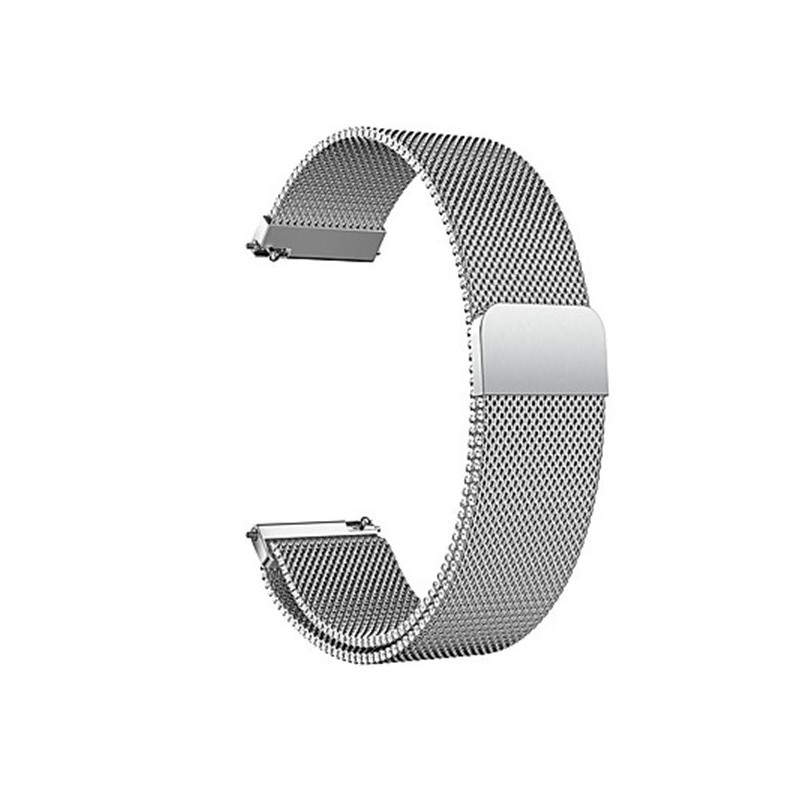 Bracelete Milanese Loop Fecho Magnético para Garmin Approach S40 / Delta / Delta S / Delta PX 20mm - Cinza