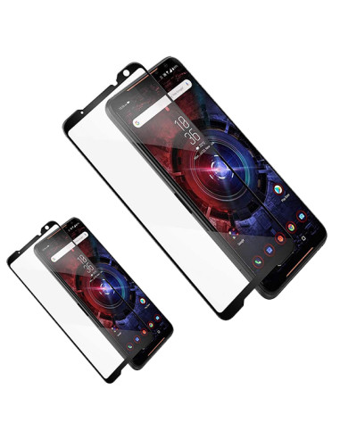 Kit 2 Película de Vidro Temperado 5D Full Cover Phonecare para Asus ROG Phone 7 Ultimate - Transparente/Preto