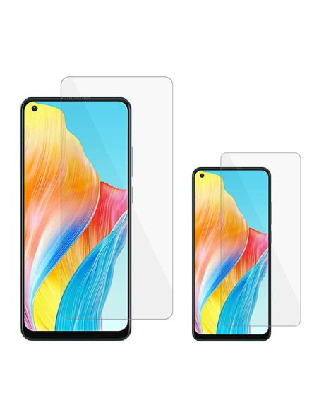 Kit 2 Película de Vidro Temperado ClearGlass Phonecare para Oppo A78 4G - Transparente