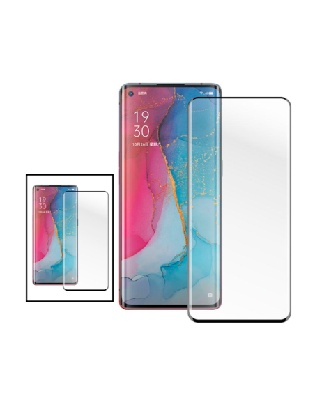 Kit 2 Película de Vidro Temperado Curved para Oppo Find X2